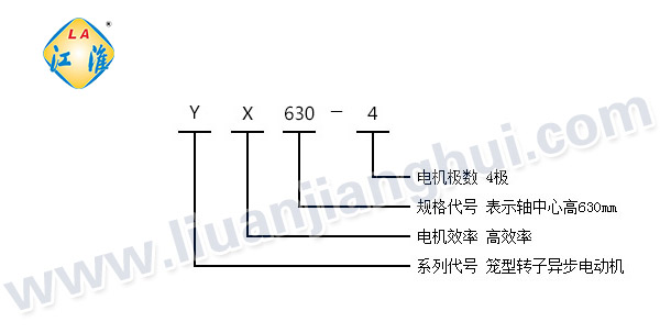 YX高效节能高压三相异步电动机_型号意义说明_六安江淮电机有限公司